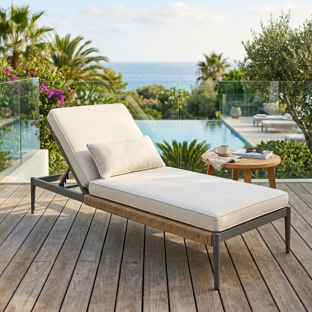 Outdoor lounge chair for cozy balcony and patio videos